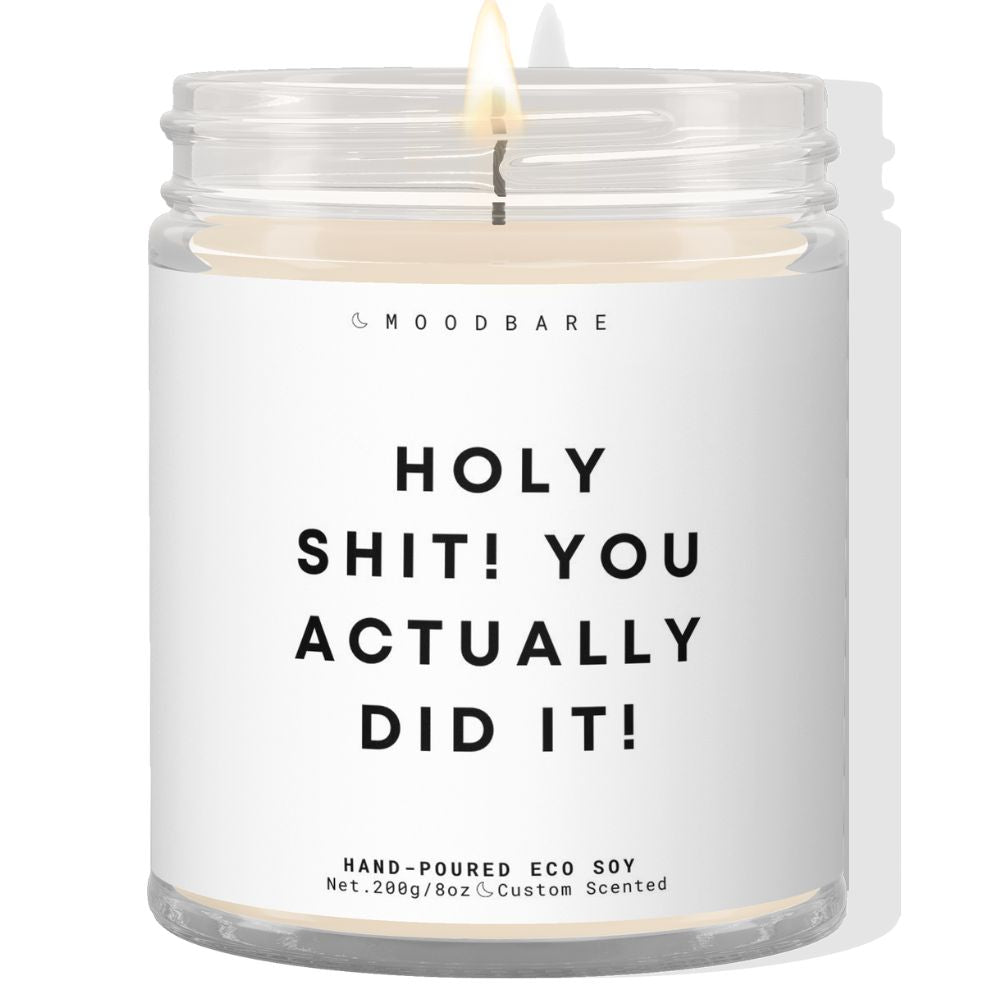 Holy shit! You actually did it! ✨ Luxury Eco Soy Candle