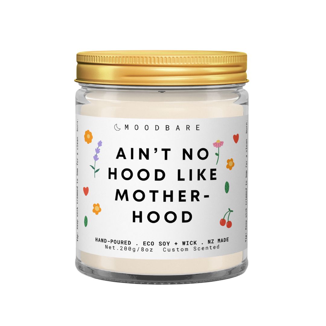 Ain’t no hood like Mother-hood" 💕 Luxury Eco Soy Mothers Day Candle ✨ Limited Edition