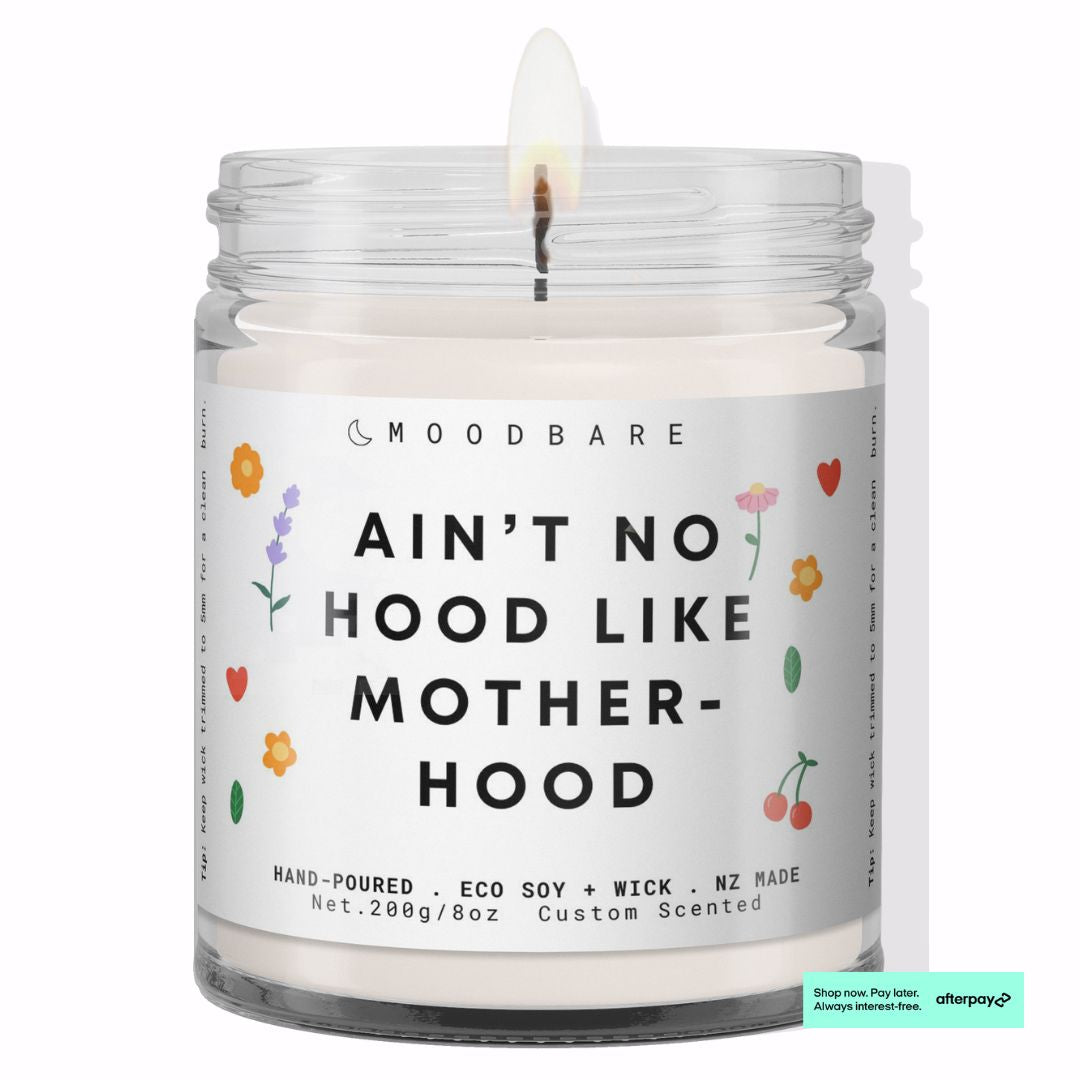 Ain’t no hood like Mother-hood" 💕 Luxury Eco Soy Mothers Day Candle ✨ Limited Edition