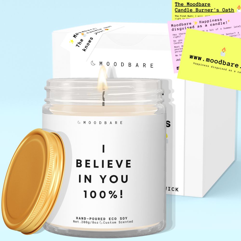 I believe in you 100%  ✨ Luxury Eco Soy Candle