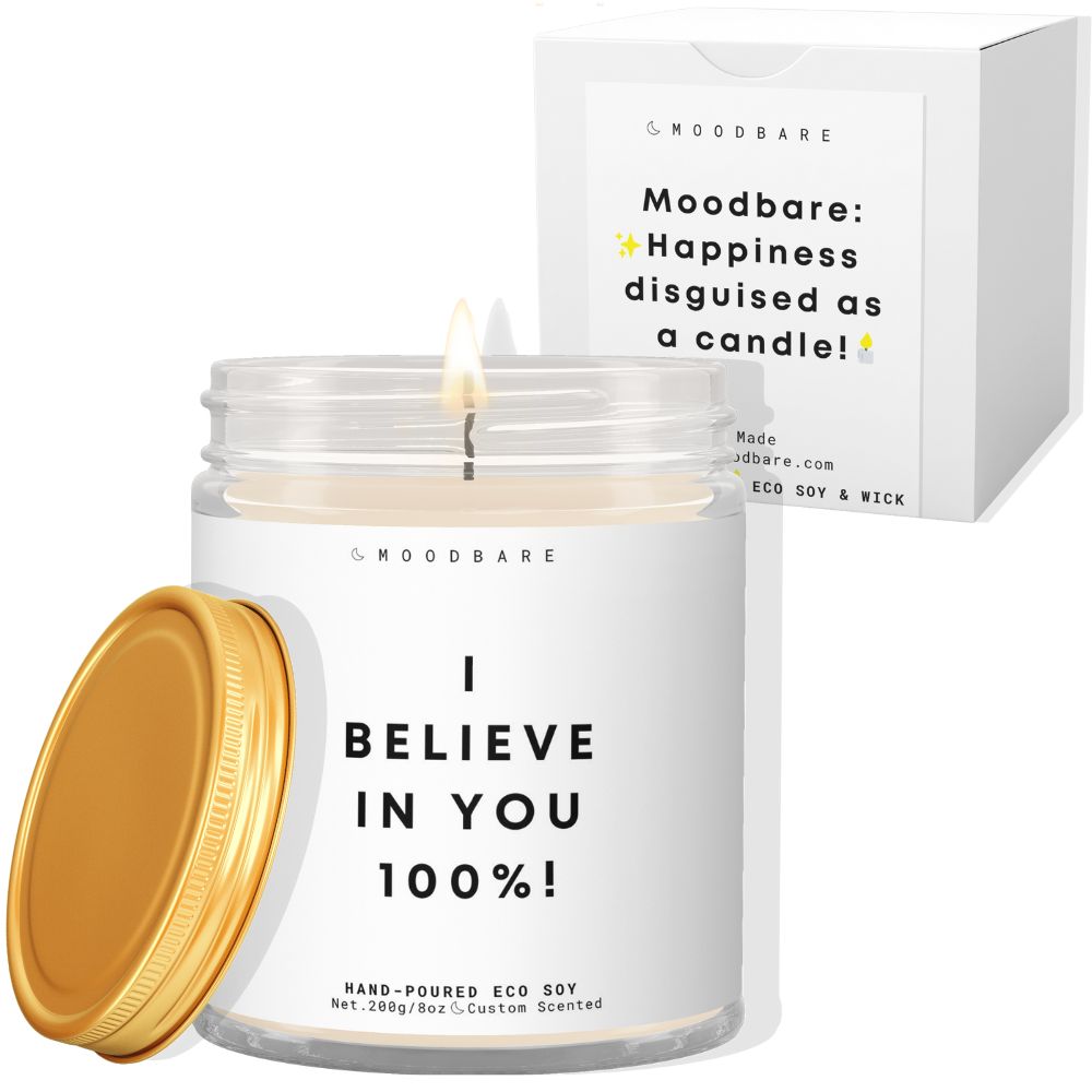 I believe in you 100%  ✨ Luxury Eco Soy Candle