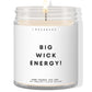 Big wick energy!  ✨ Luxury Eco Soy Candle