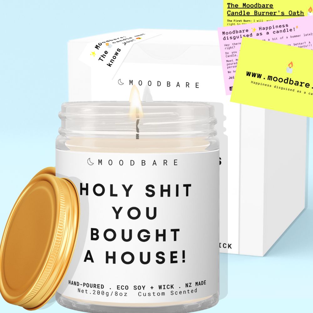 Holy shit you bought a house! ✨ Luxury Eco Soy Candle