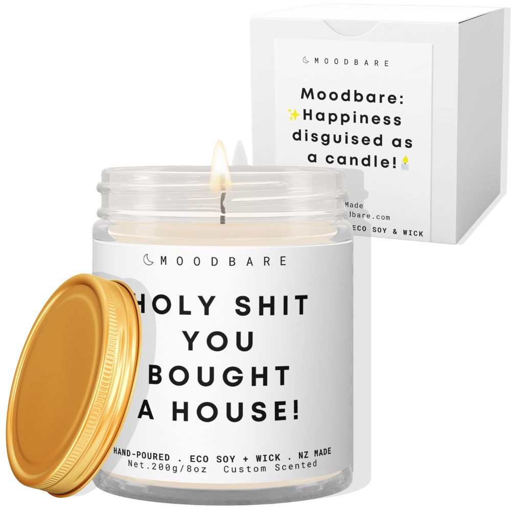 Holy shit you bought a house!  ✨ Luxury Eco Soy Candle