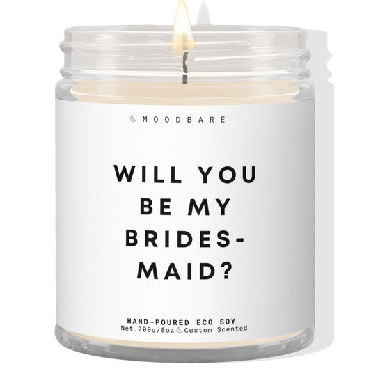 Will you be my bridesmaid!  β¨ Luxury Eco Soy Candle