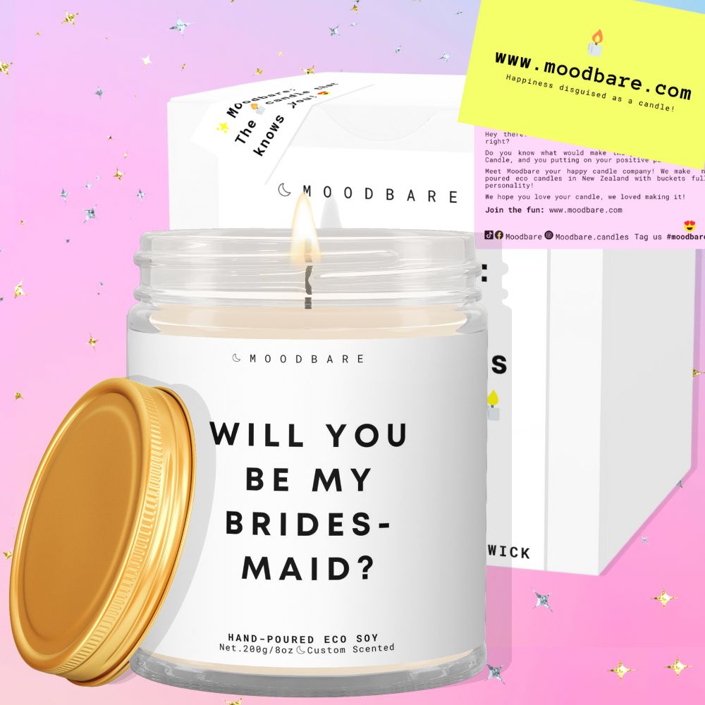 Will you be my bridesmaid!  ✨ Luxury Eco Soy Candle