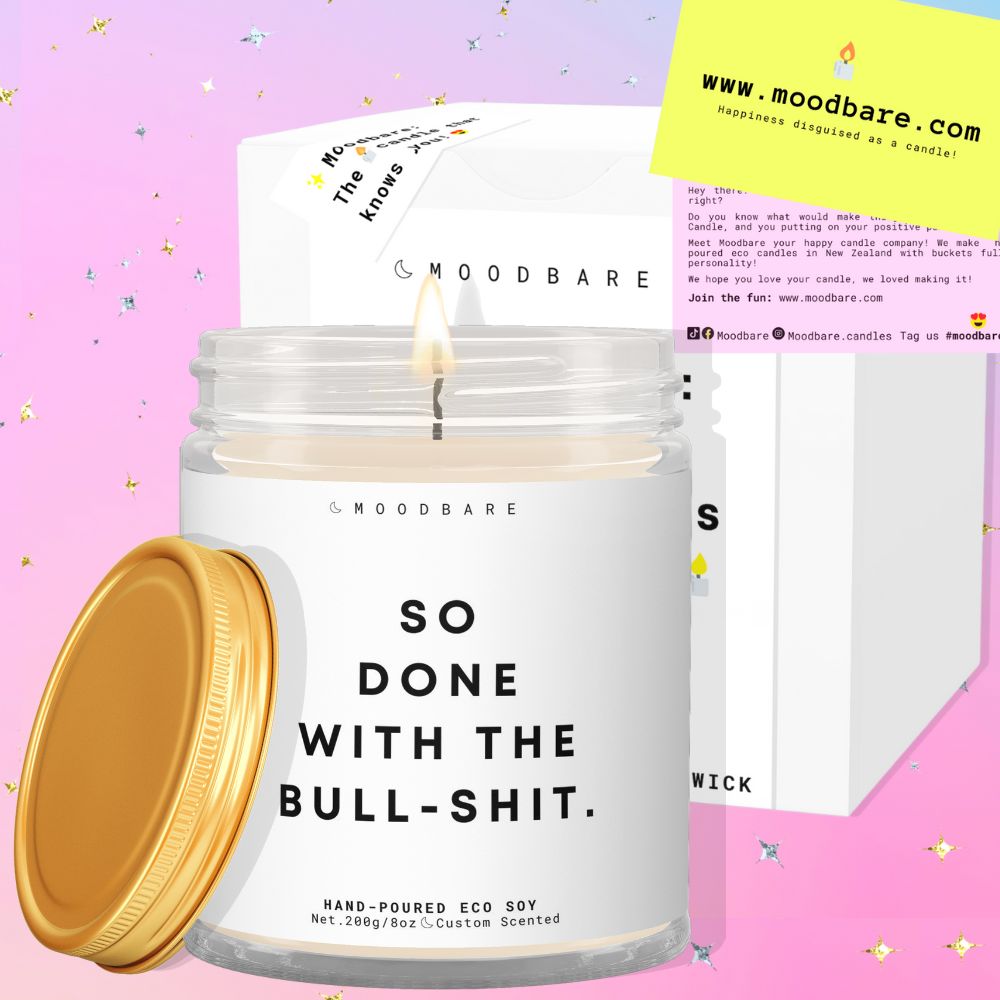 So done with the bullshit! ✨ Luxury Eco Soy Candle