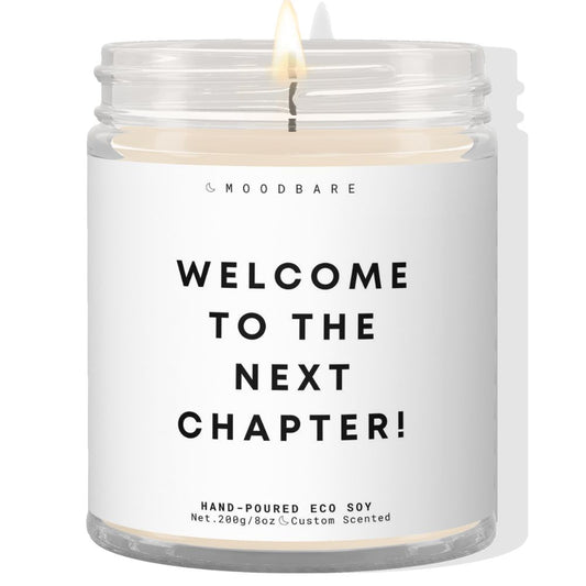 Welcome to the next chapter! ✨ Luxury Eco Soy Candle