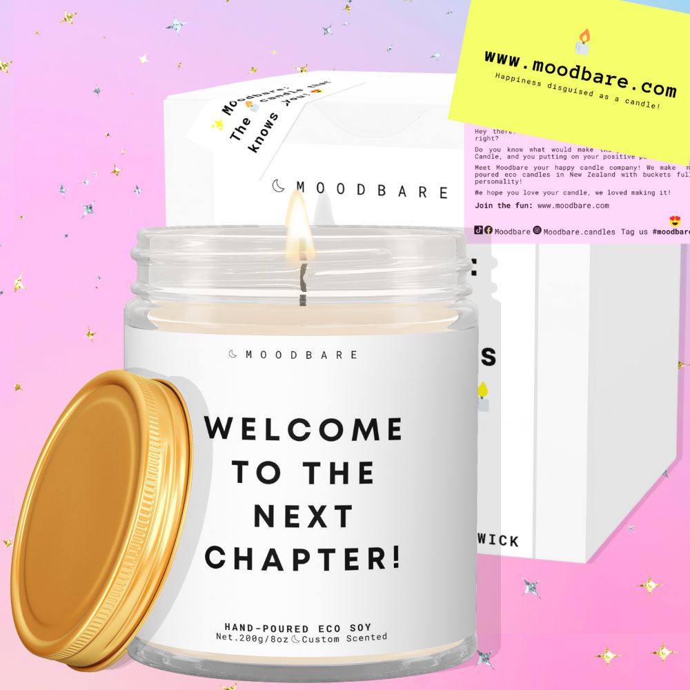 Welcome to the next chapter! ✨ Luxury Eco Soy Candle