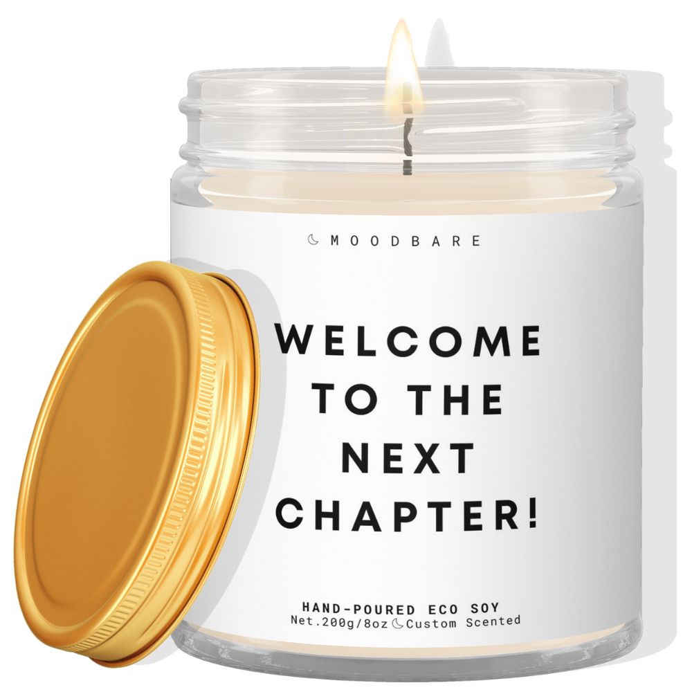 Welcome to the next chapter! ✨ Luxury Eco Soy Candle