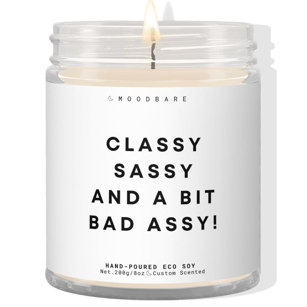 Classy sassy and a bit bad assy!  ✨ Luxury Eco Soy Candle