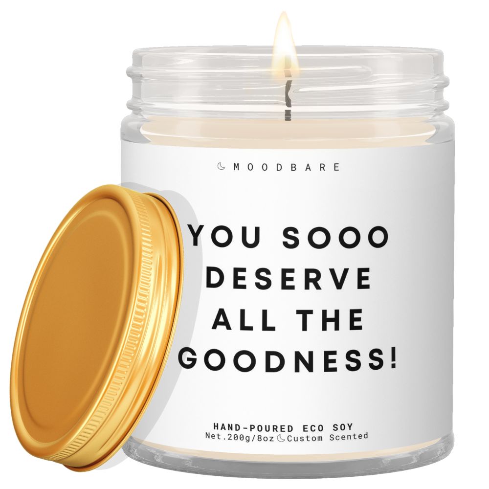 You soo deserve all the goodness! ✨ Luxury Eco Soy Candle