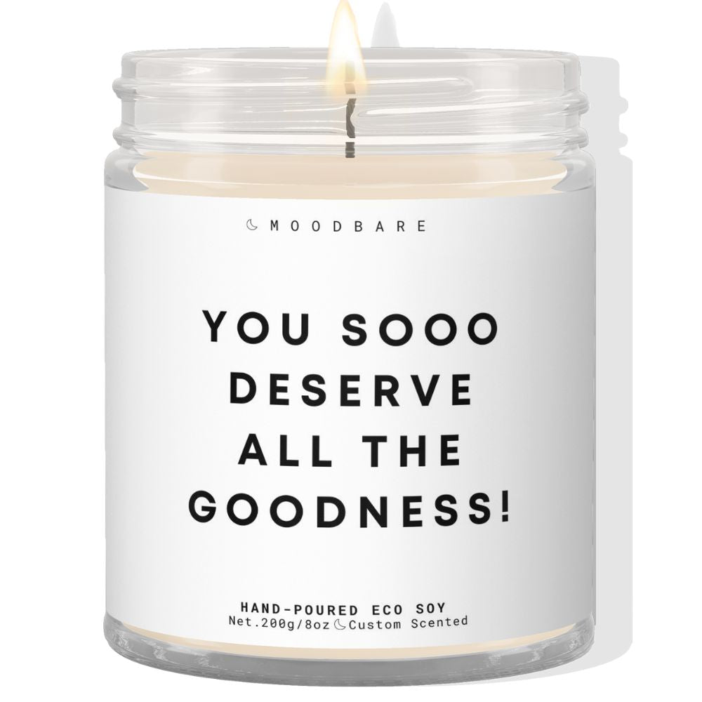 You soo deserve all the goodness! ✨ Luxury Eco Soy Candle
