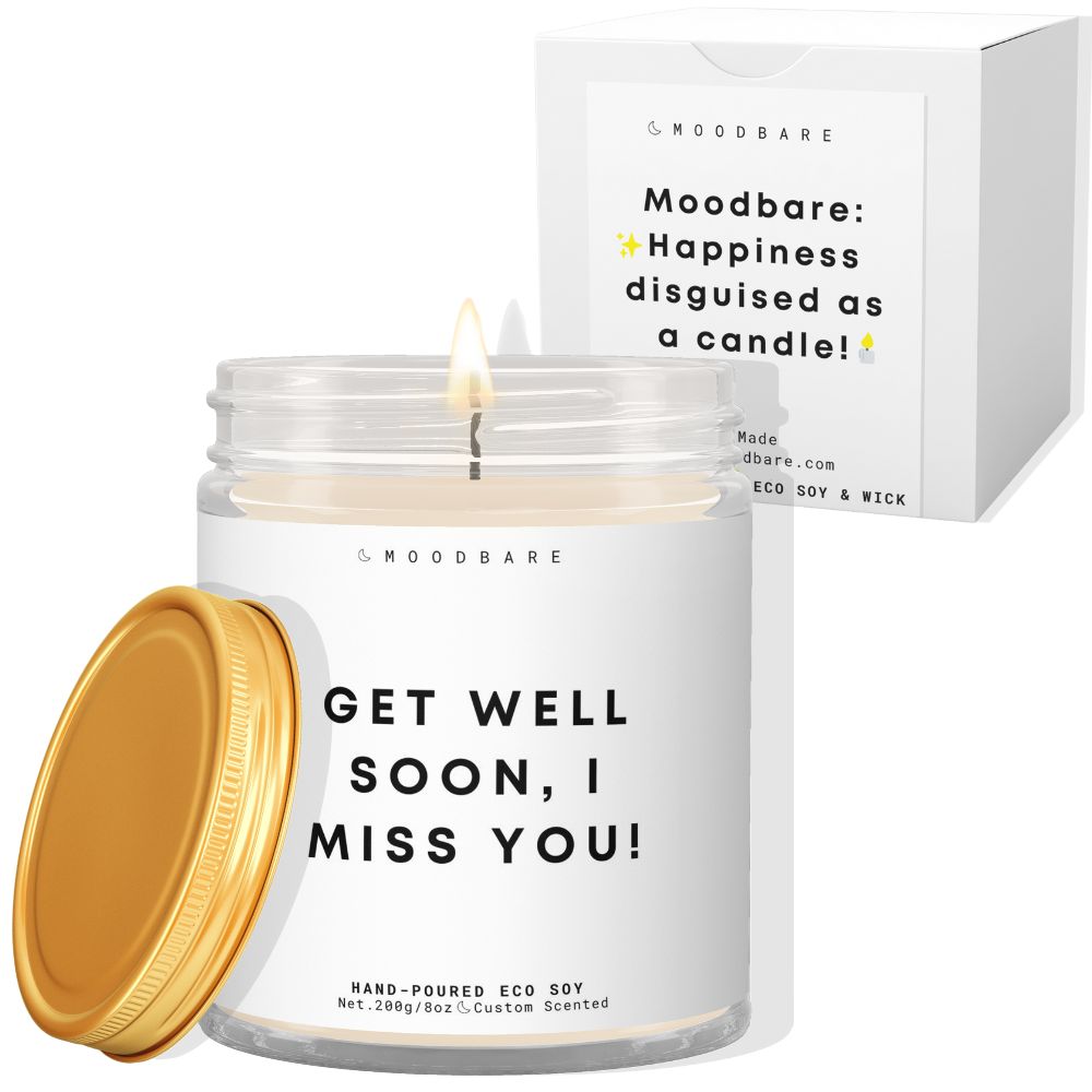 Get well soon, I miss you!  ✨ Luxury Eco Soy Candle