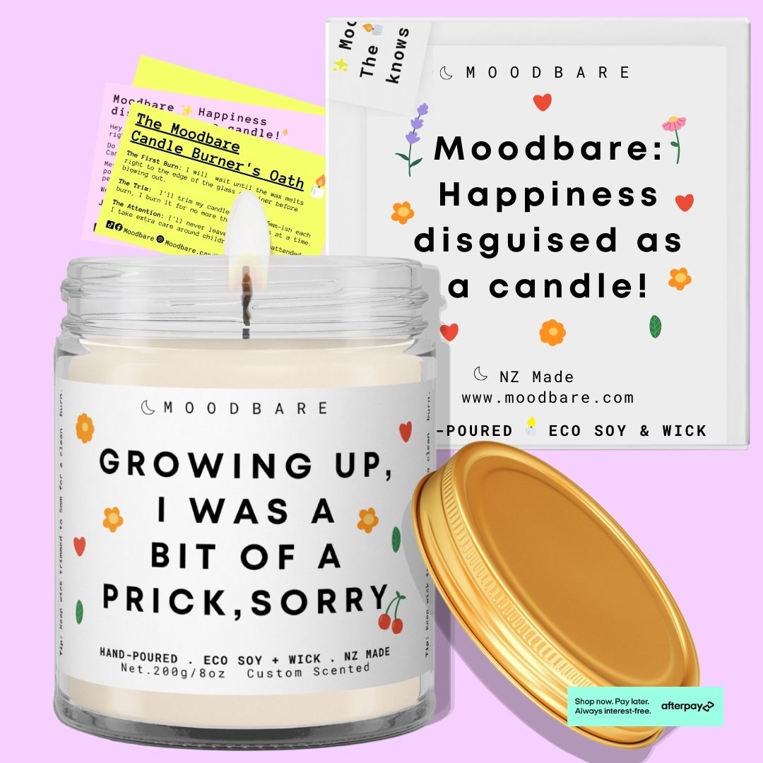 Growing up, I was a bit of a prick, sorry. 💕 Luxury Eco Soy Mothers Day Candle ✨ Limited Edition
