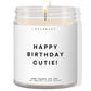 Happy birthday cutie! ✨ Luxury Eco Soy Candle