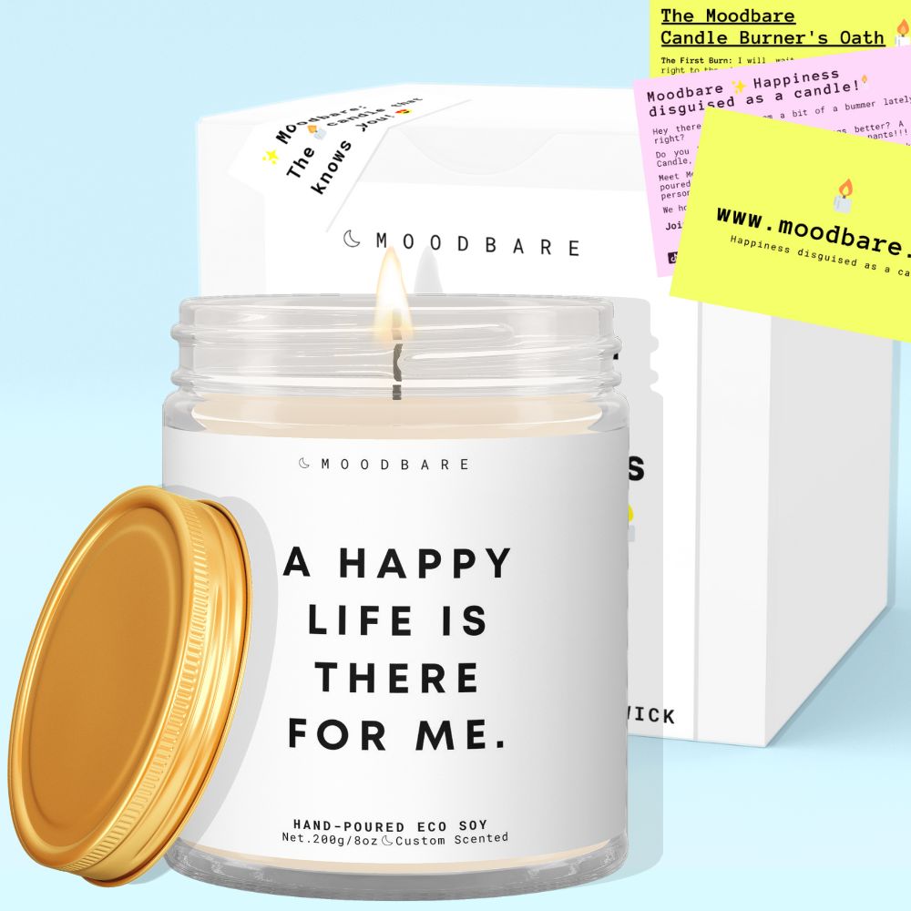 A happy life is there for me! ✨ Luxury Eco Soy Candle