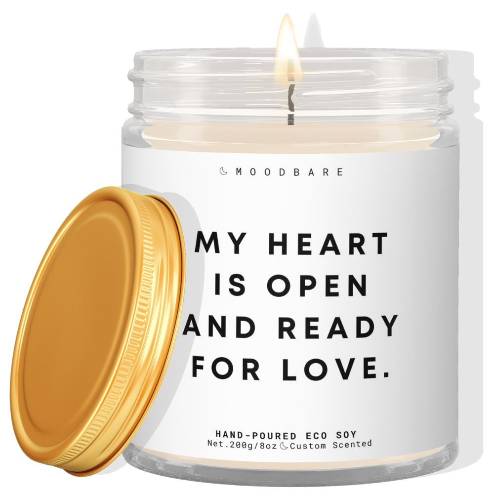 My heart is open and ready for love! ✨ Luxury Eco Soy Candle