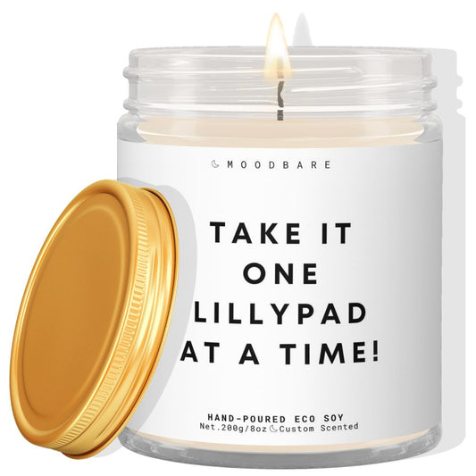 Take it one lillypad at a time! ✨ Luxury Eco Soy Candle