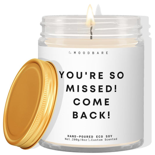 You're so missed! Come back! ✨ Luxury Eco Soy Candle