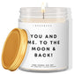 You and me. To the moon and back! ✨ Luxury Eco Soy Candle