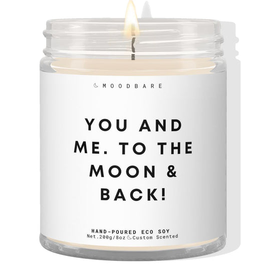 You and me. To the moon and back! ✨ Luxury Eco Soy Candle