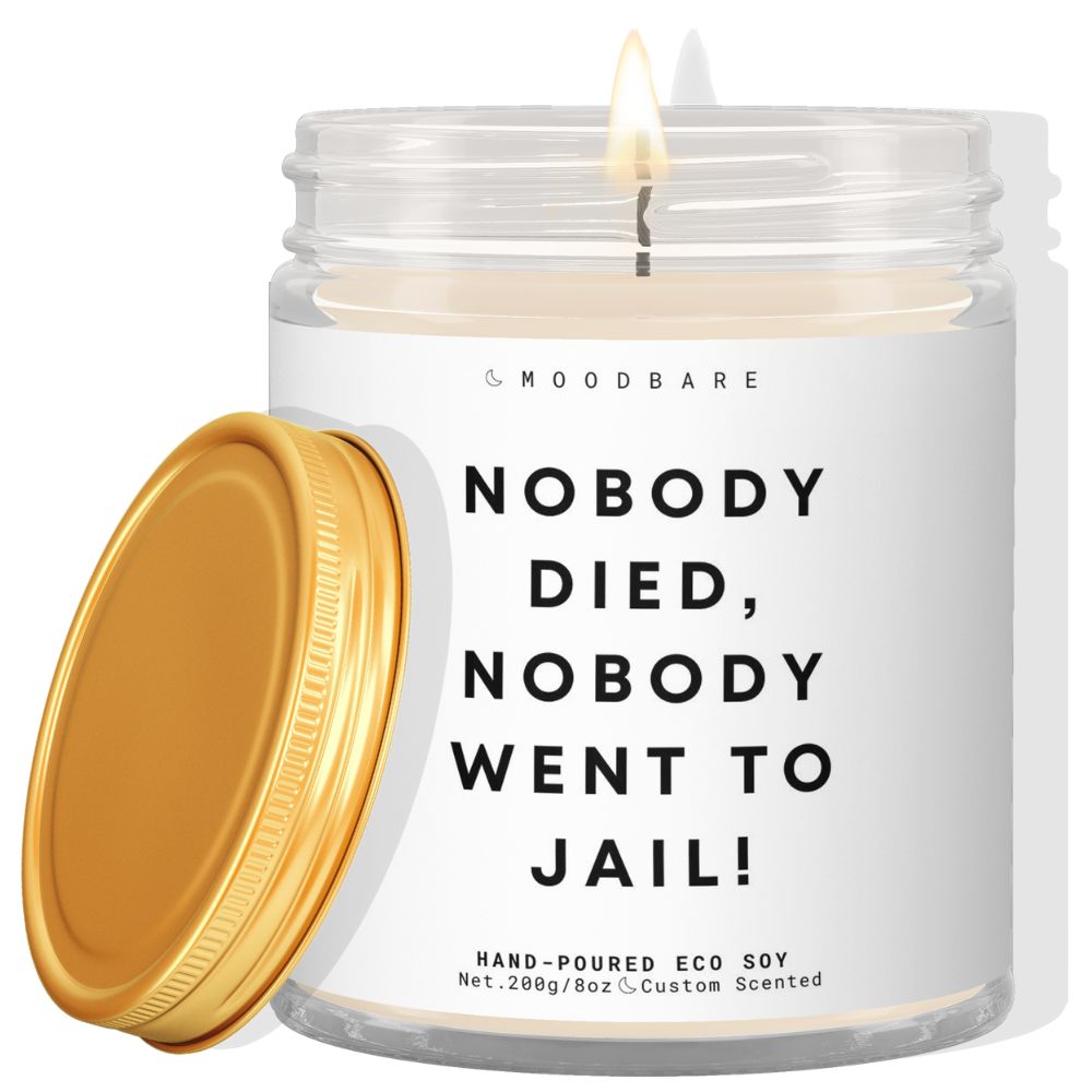 Nobody died, nobody went to jail! ✨ Luxury Eco Soy Candle