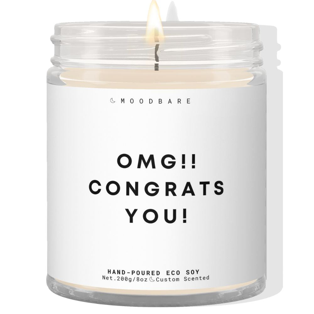 OMG! Congrats! ✨ Luxury Eco Soy Candle