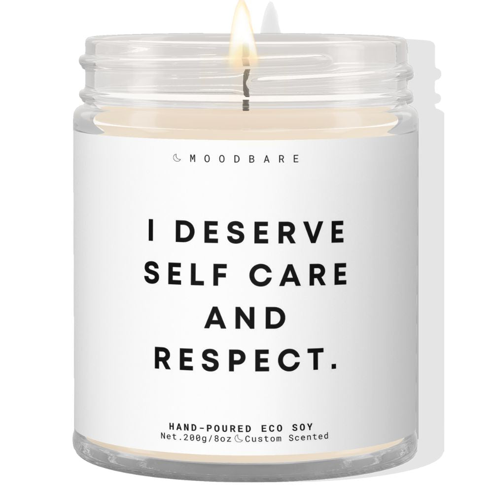 I deserve self care and respect! ✨ Luxury Eco Soy Candle