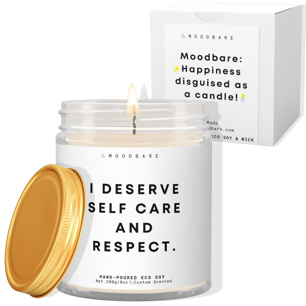 I deserve self care and respect! ✨ Luxury Eco Soy Candle