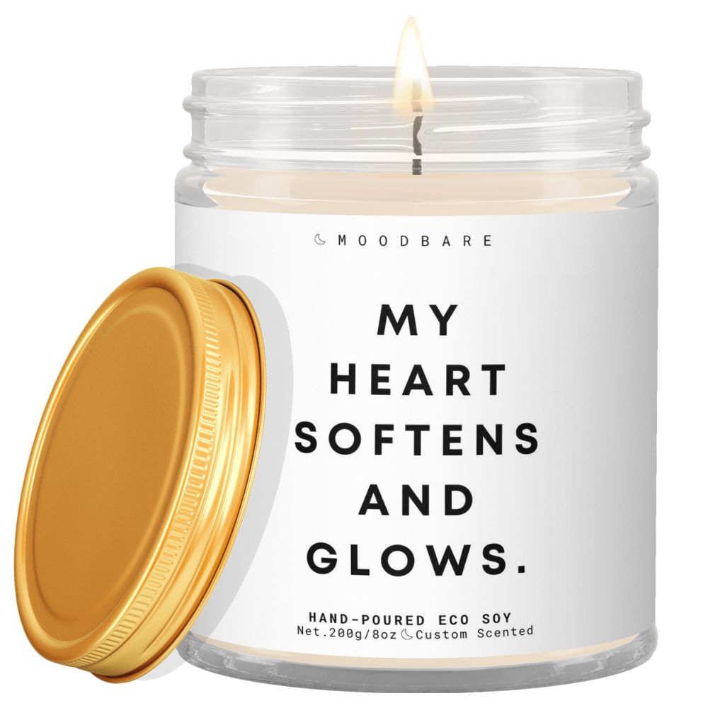 My heart softens and glows! ✨ Luxury Eco Soy Candle