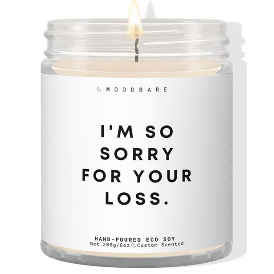 I'm so sorry for your loss! ✨ Luxury Eco Soy Candle