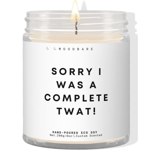 Sorry I was a complete twat! ✨ Luxury Eco Soy Candle