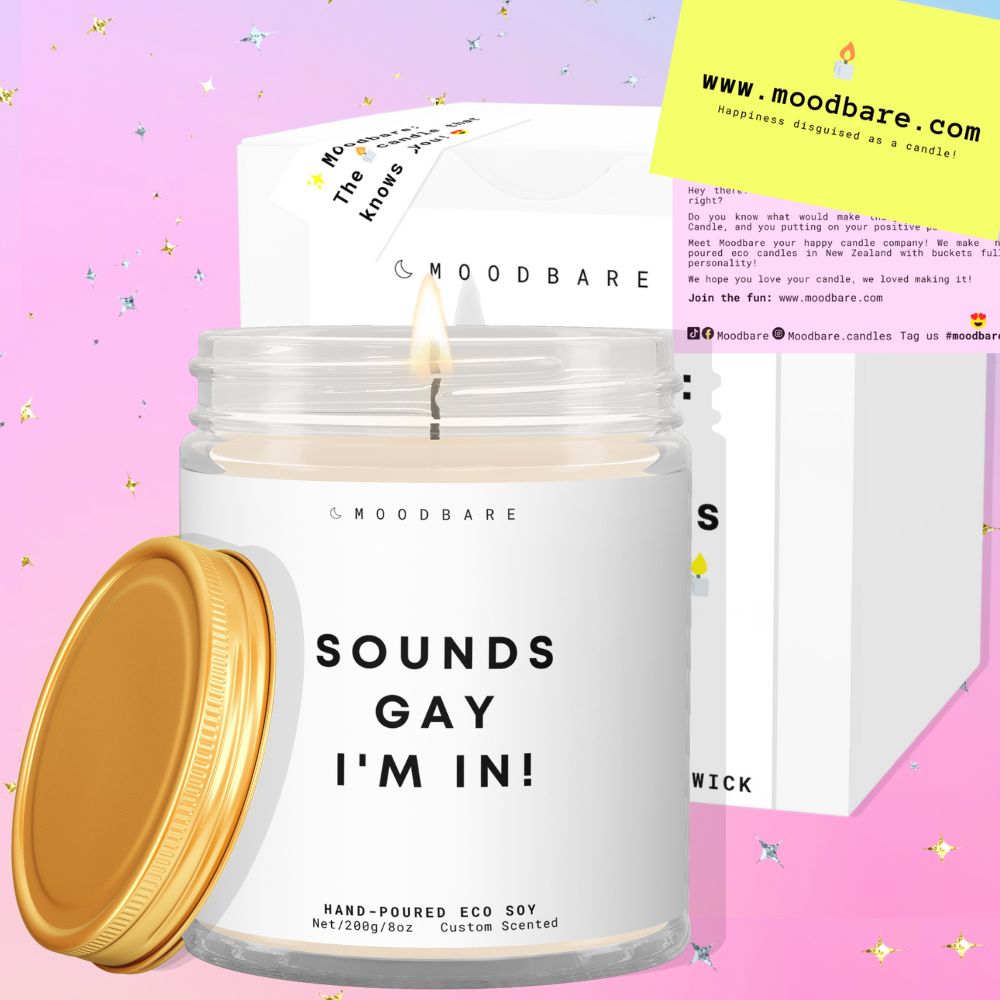 Sounds gay, i'm in!  ✨ Luxury Eco Soy Candle