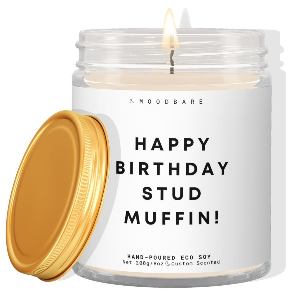 Happy birthday stud muffin! ✨ Luxury Eco Soy Candle