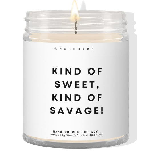 Kind of sweet, kind of savage! ✨ Luxury Eco Soy Candle