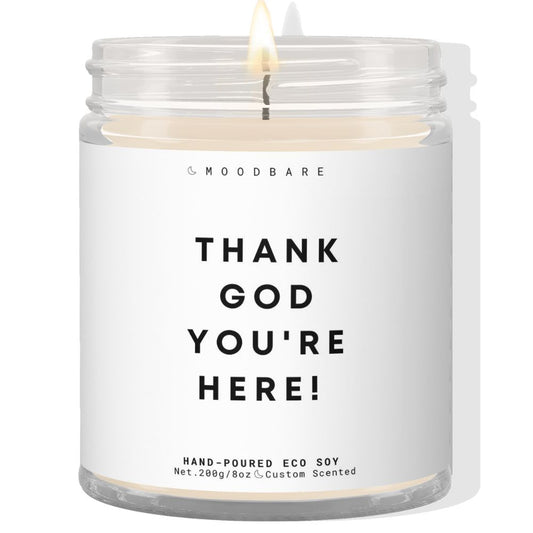 Thank god you are here! ✨ Luxury Eco Soy Candle