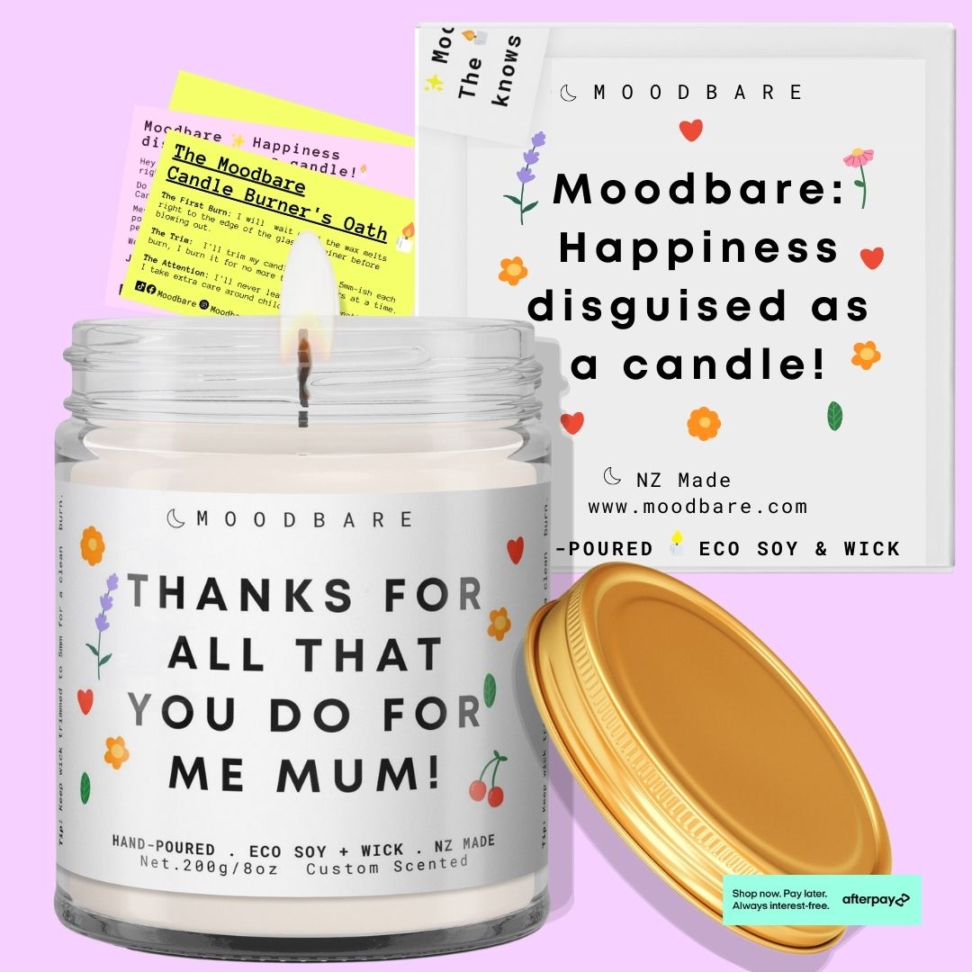 Thanks for all that you do for me mum! 💕 Luxury Eco Soy Mothers Day Candle ✨ Limited Edition