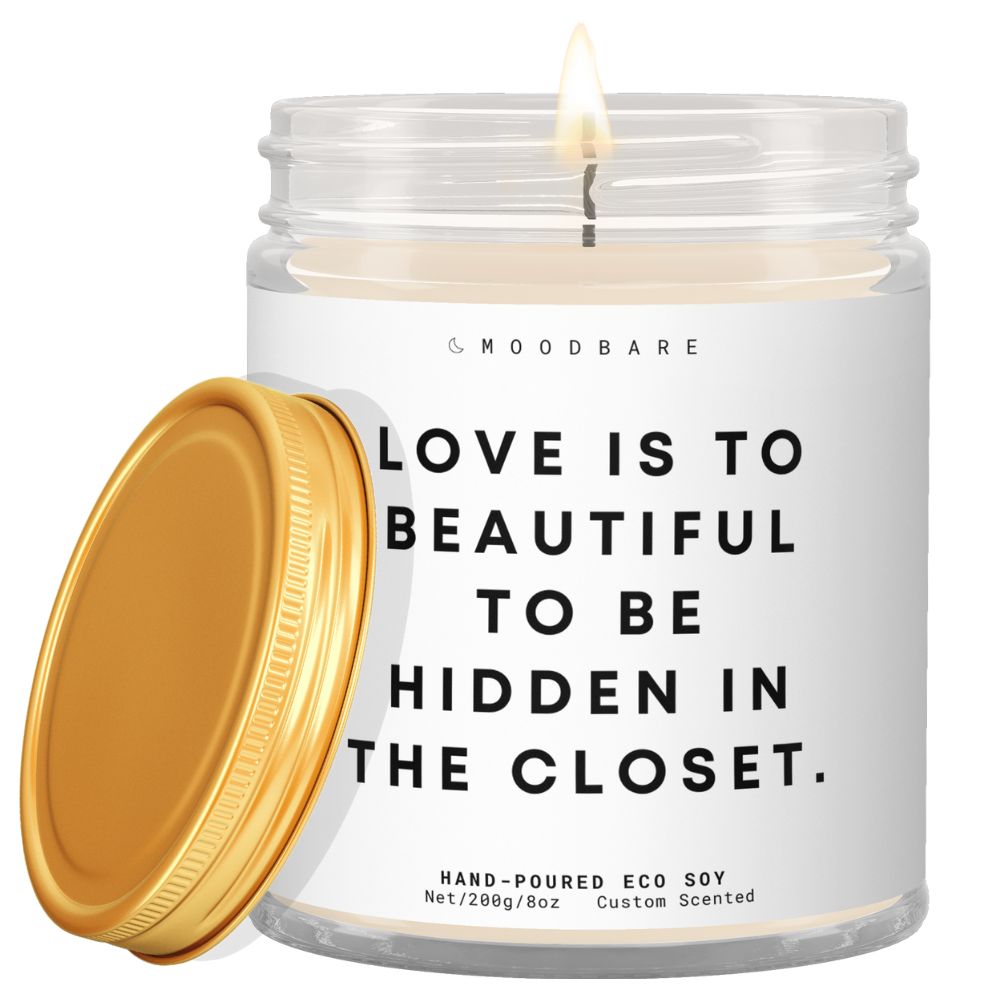 Love is too beautiful to be hidden ✨ Luxury Eco Soy Candle