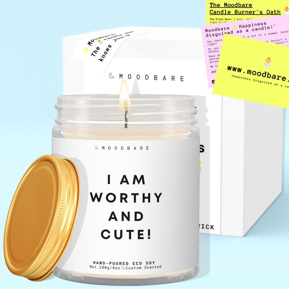 I am worthy and cute! ✨ Luxury Eco Soy Candle