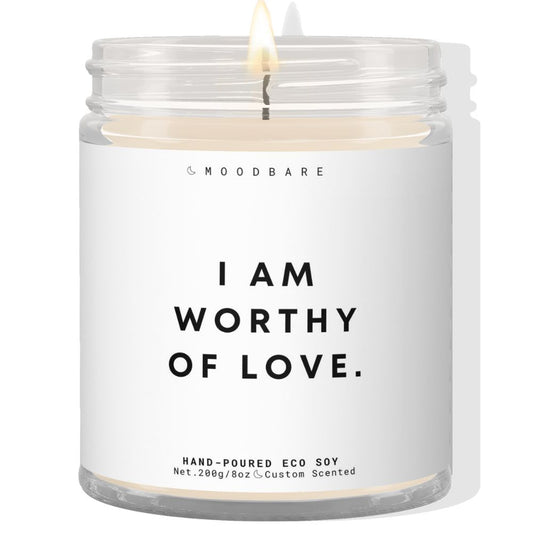 I am worthy of love! ✨ Luxury Eco Soy Candle